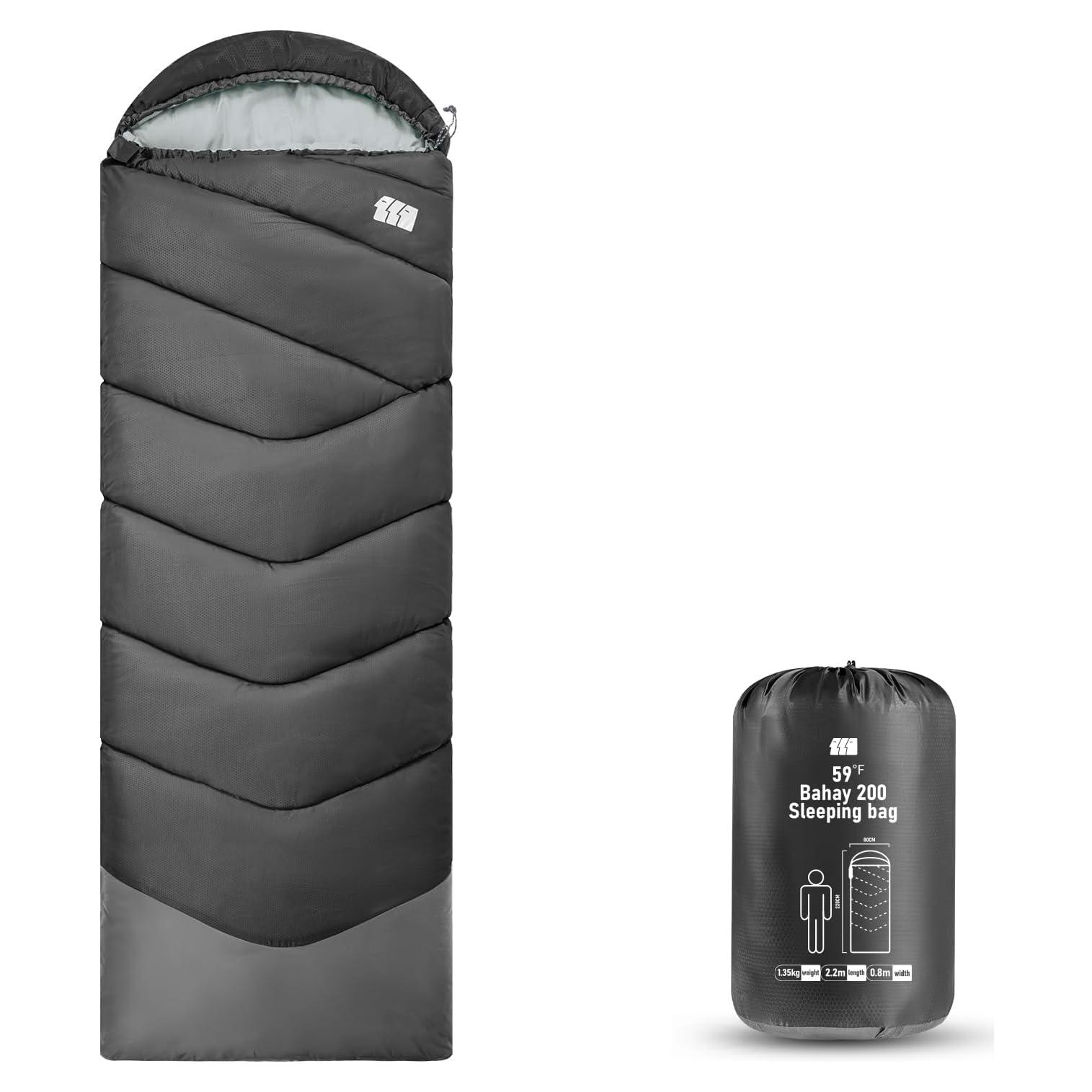 Saco de dormir TANSTRIDER 3 temporadas 220x80 cm ligero