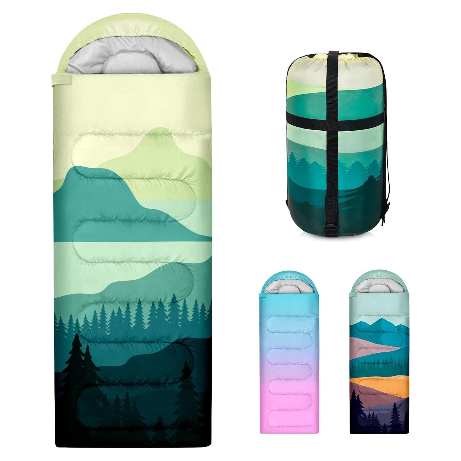 Saco de dormir PAMAID 3 temporadas impermeable ligero 229.9x80 cm