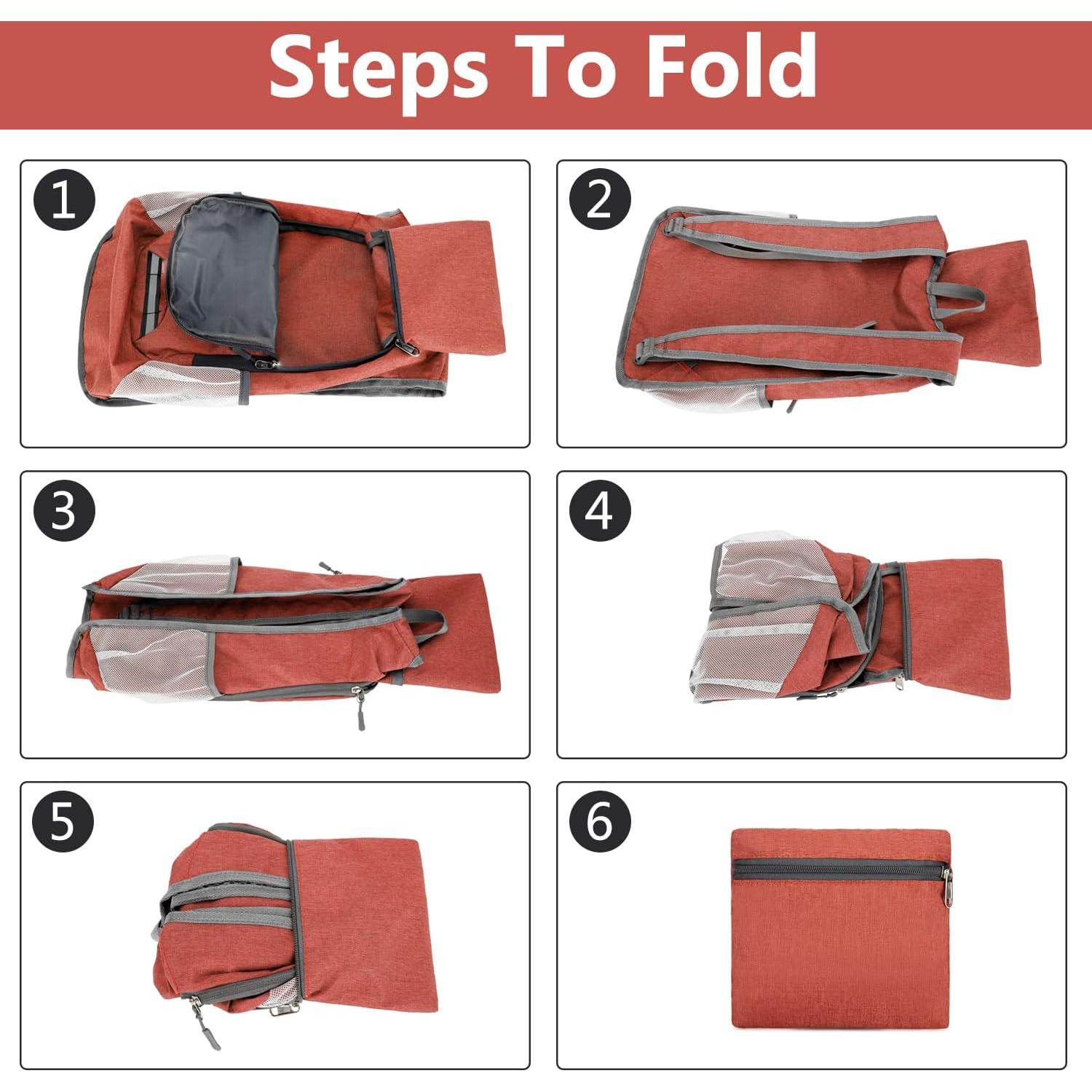 Mochila Plegable 15L Esup para Senderismo Impermeable