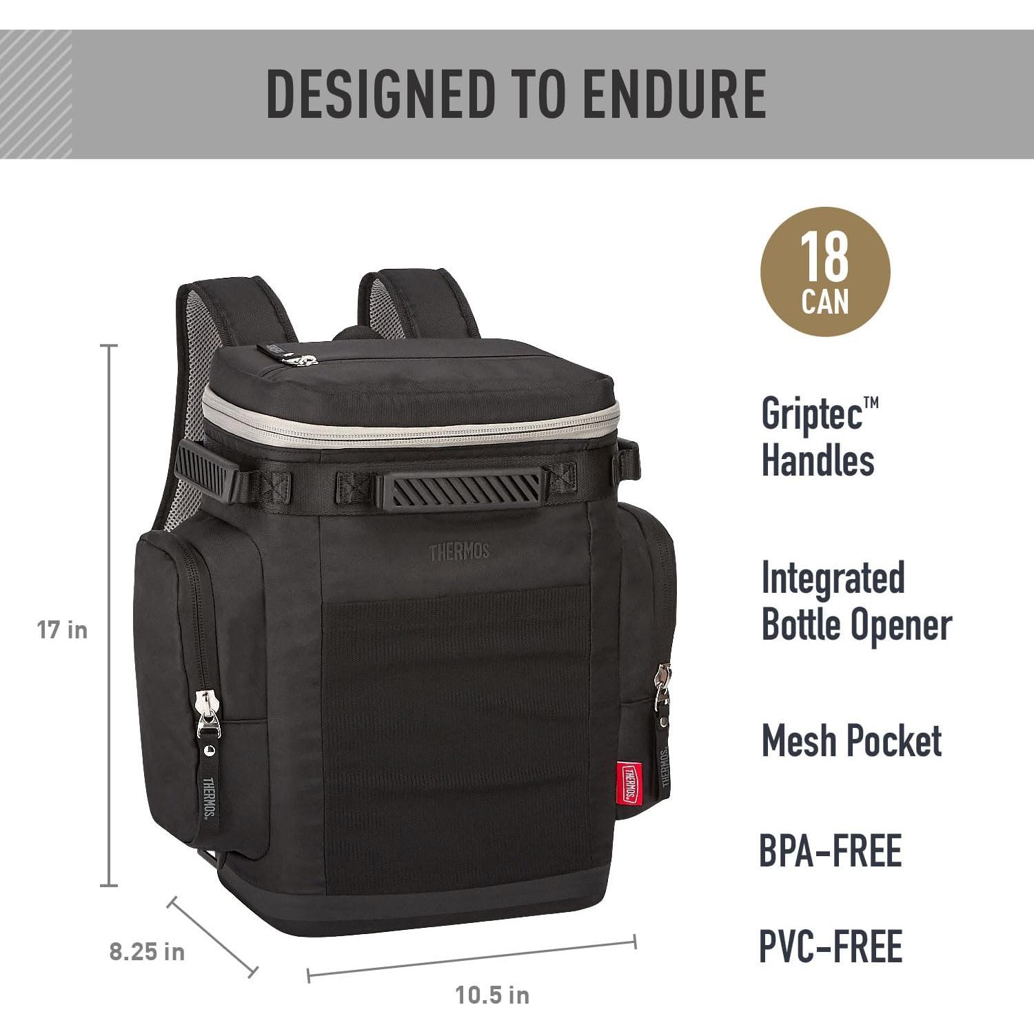 Mochila Enfriadora THERMOS Icon 18 Latas Granito 20L