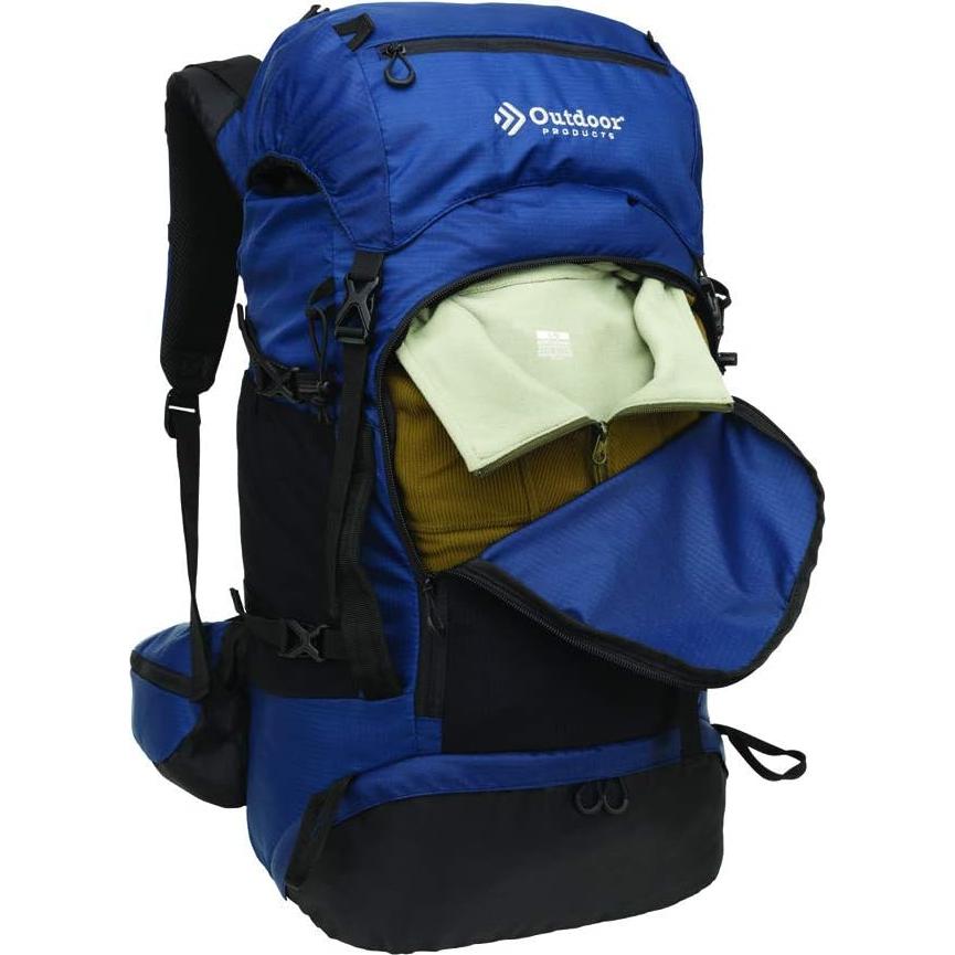 Mochila de Senderismo Outdoor Products Shasta 55L Azul