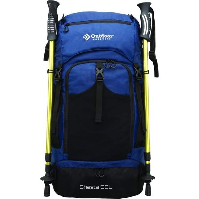 Mochila de Senderismo Outdoor Products Shasta 55L Azul
