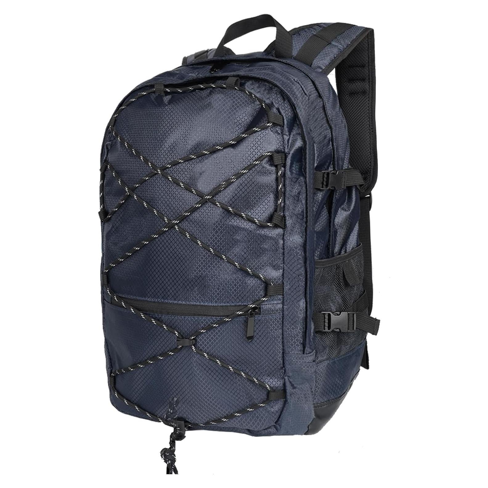 Mochila de viaje 40L SINMON para laptop y senderismo azul
