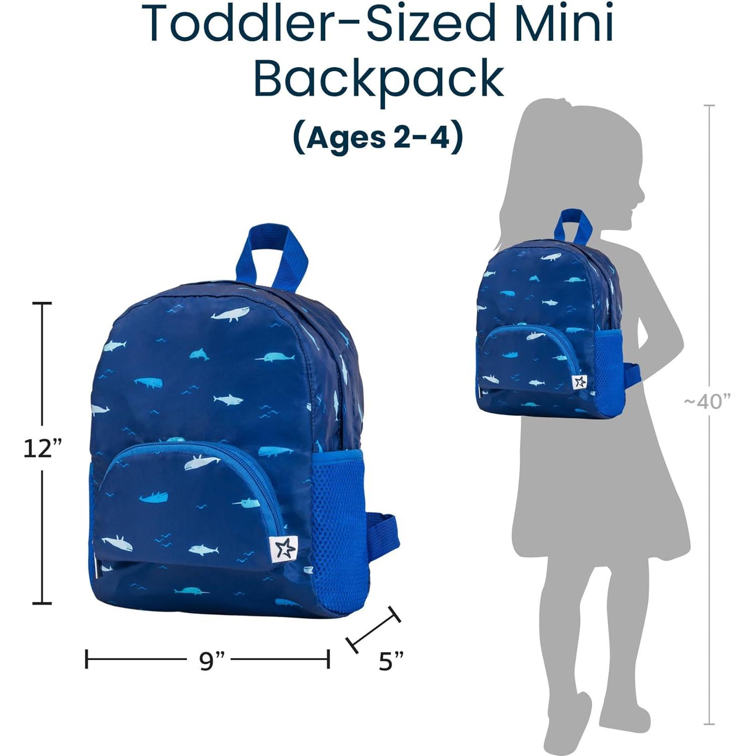 Mochila Infantil Tiny Twinkle | Impermeable, Ligera, Plegable | 2-4 Años