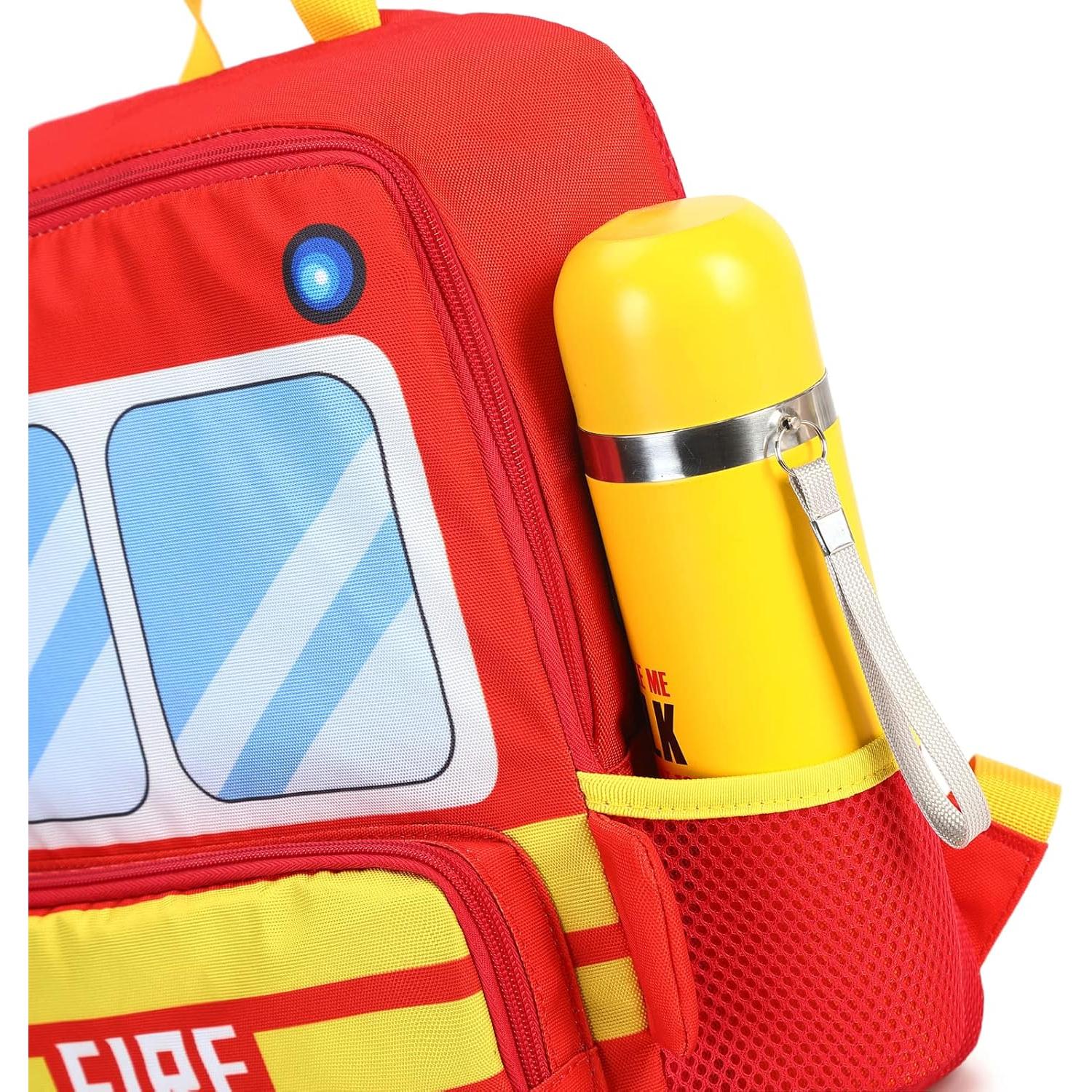 Mochila 3D Camión de Bomberos para Niños 3-6 Años 10L