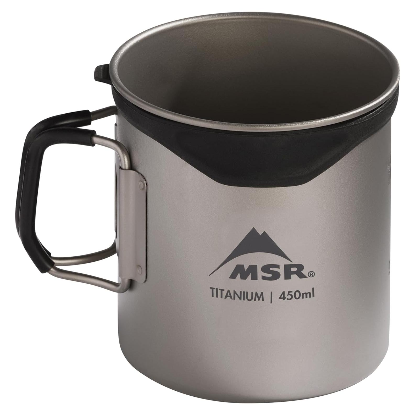 Taza de Camping Ultraligera MSR Titan 450mL Titanio