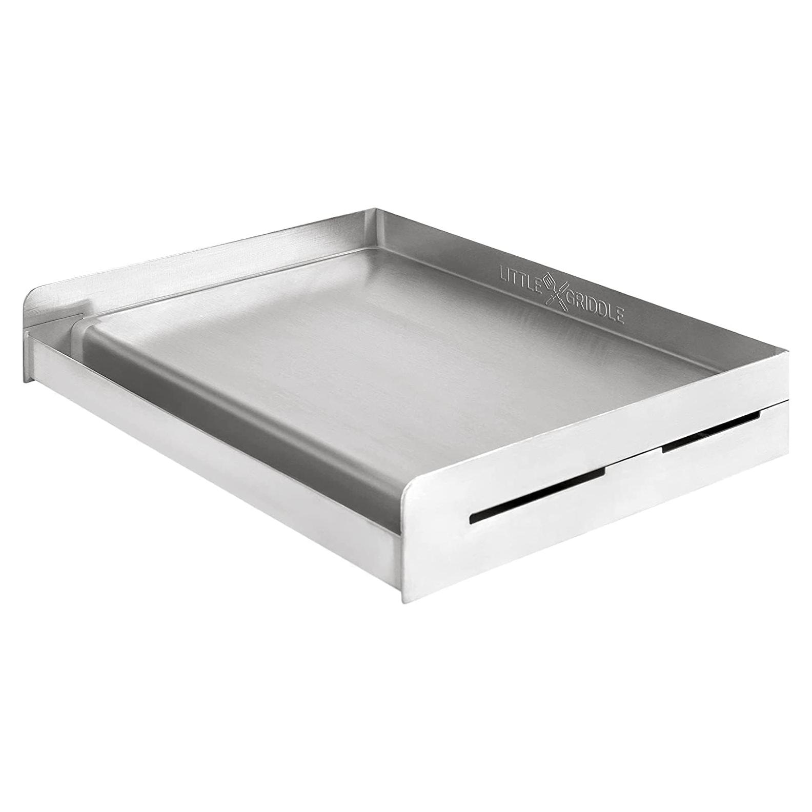 Parrilla Universal Little Griddle Sizzle-Q SQ-180 Acero Inoxidable 45.72x33.02cm