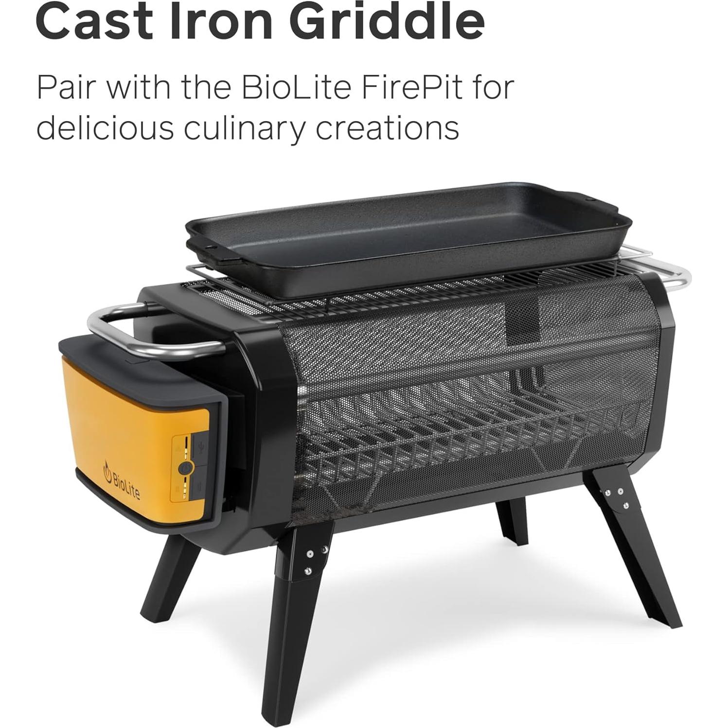 Plancha de Hierro Fundido BioLite FirePit+ 838.9 cm² Antiadherente