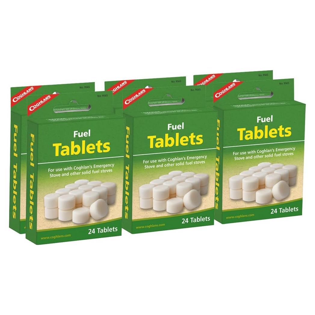 Tabletas de Combustible Sólido Coghlan's 144 Unidades