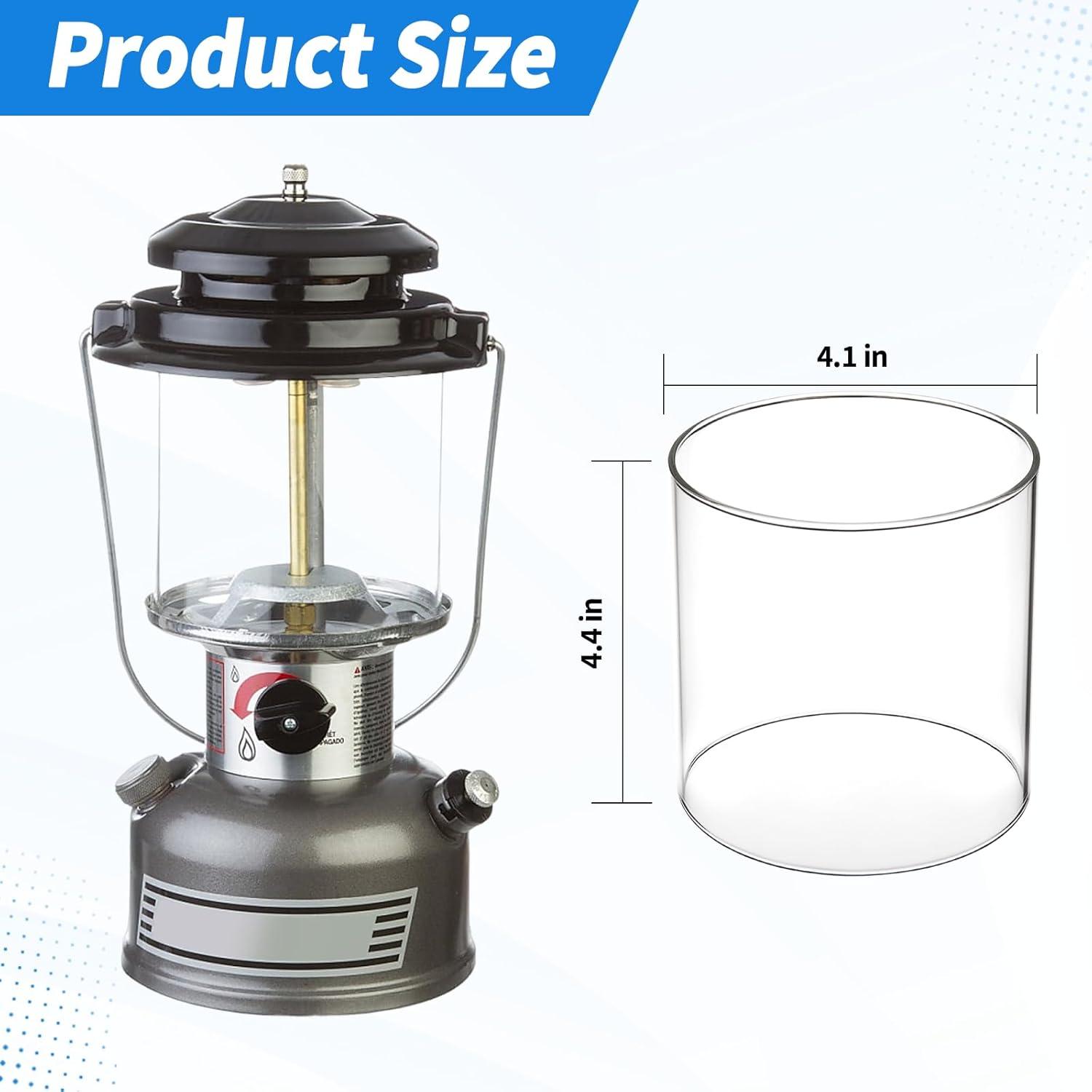 Globo de Vidrio para Linterna LVACODV 10.5cm Compatible Coleman