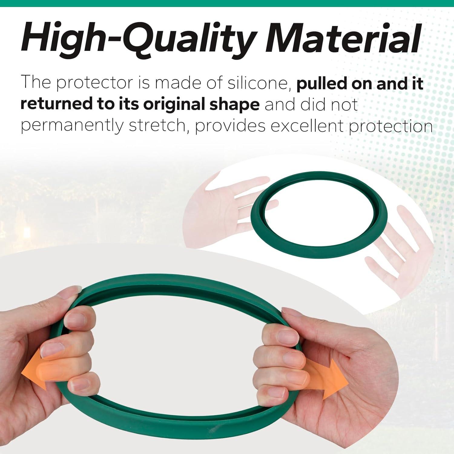 Base de Silicona para Linterna de Keroseno Coleman - Verde