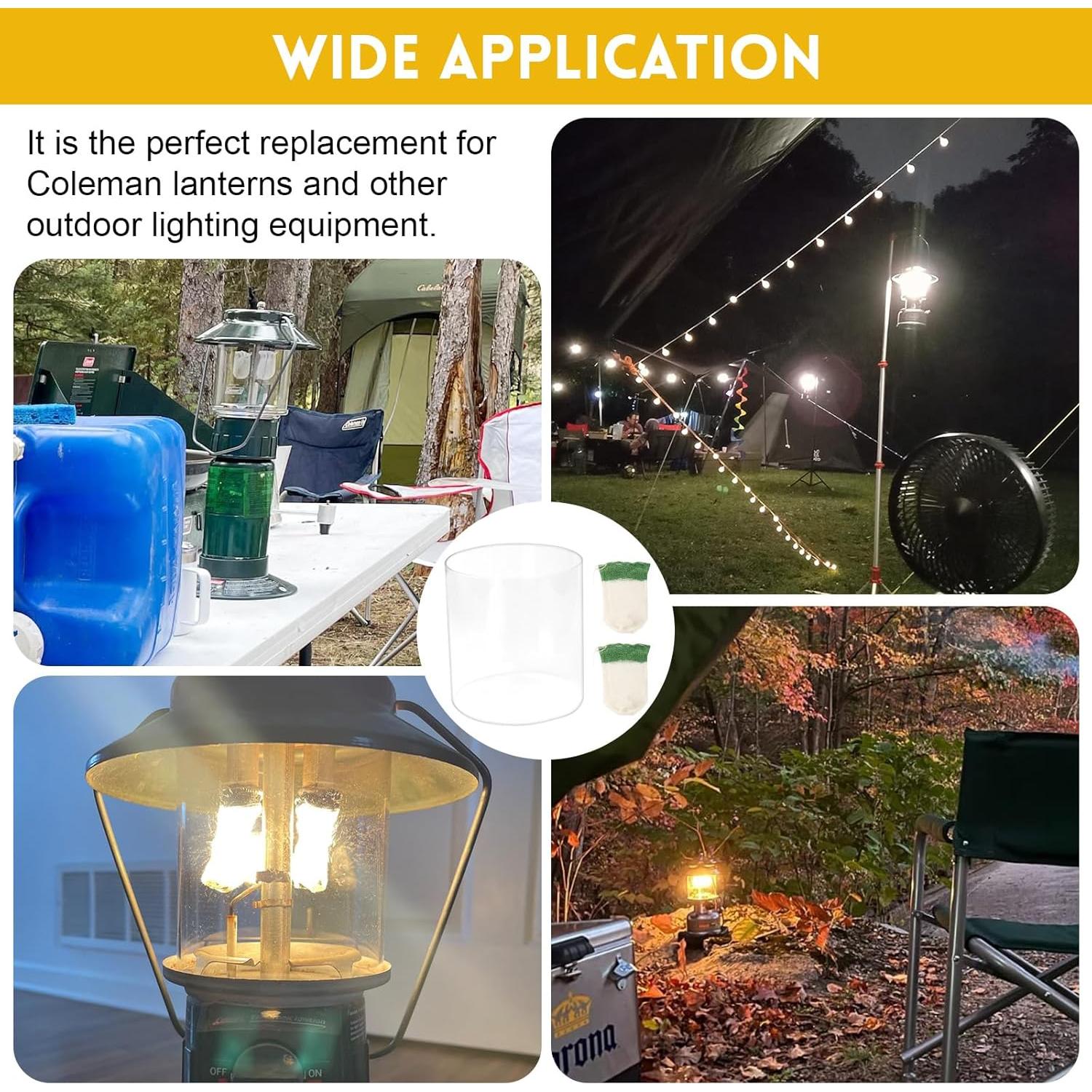 Repuestos EINDER para Linterna Coleman - 10 Mantillas y Globo