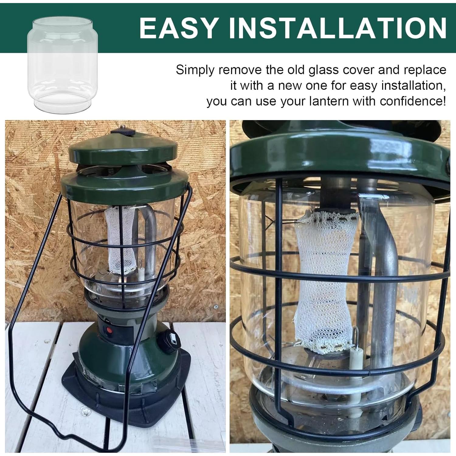 Reemplazo Globo Linterna Coleman Magluv 9.84cm Vidrio