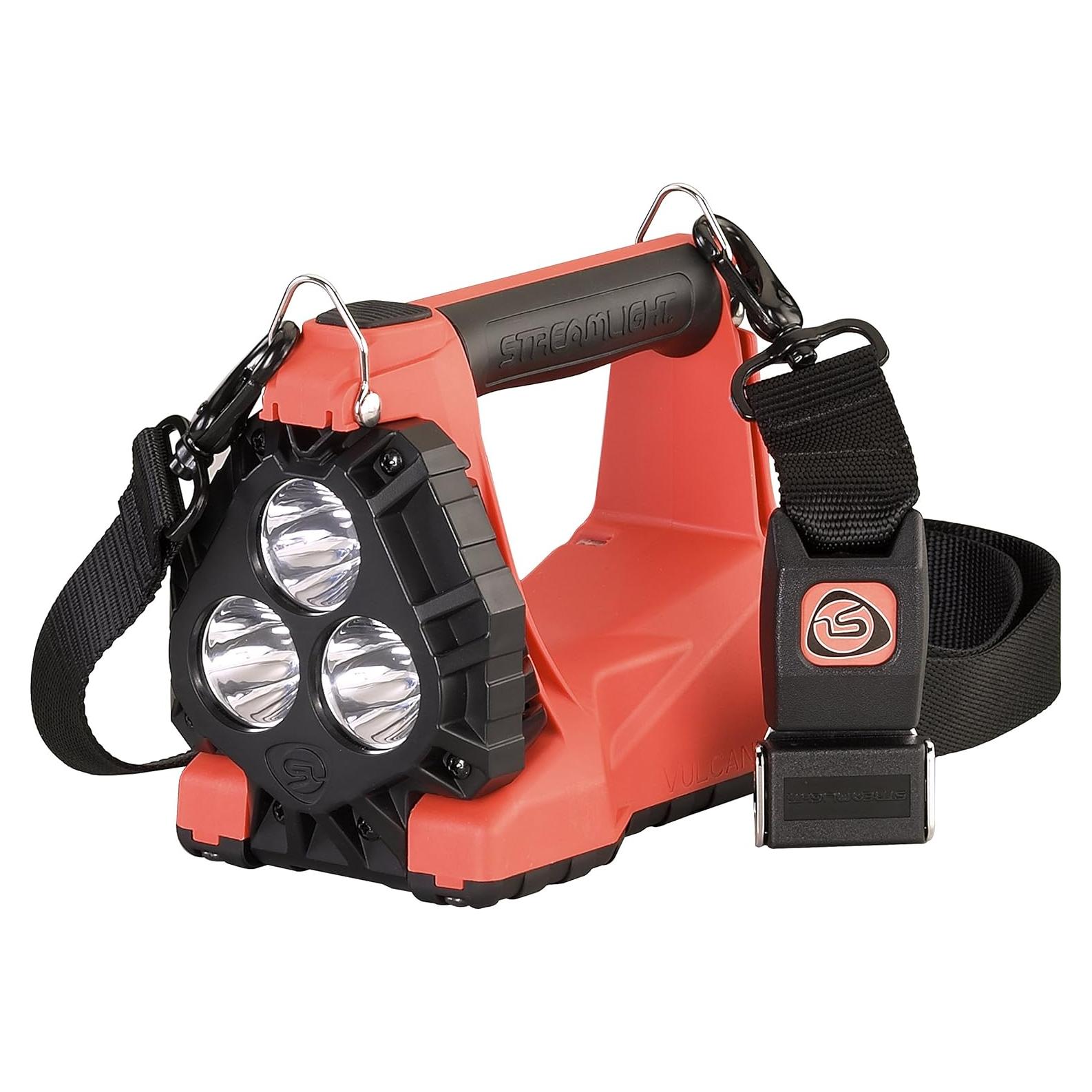 Linterna Recargable Streamlight Fire Vulcan 180 Naranja 12V CC