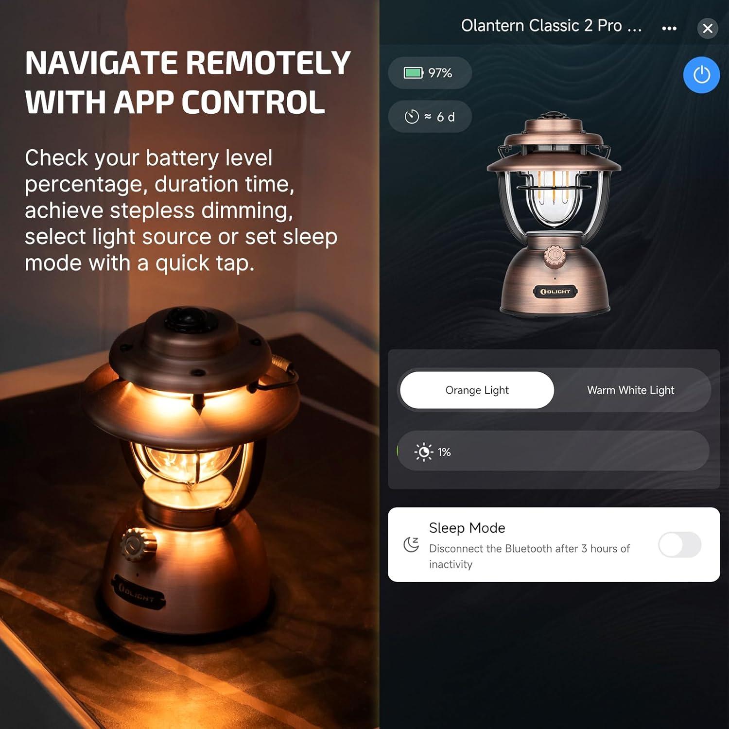 Linterna de Camping OLIGHT Olantern Classic 2 Pro 300 Lúmenes