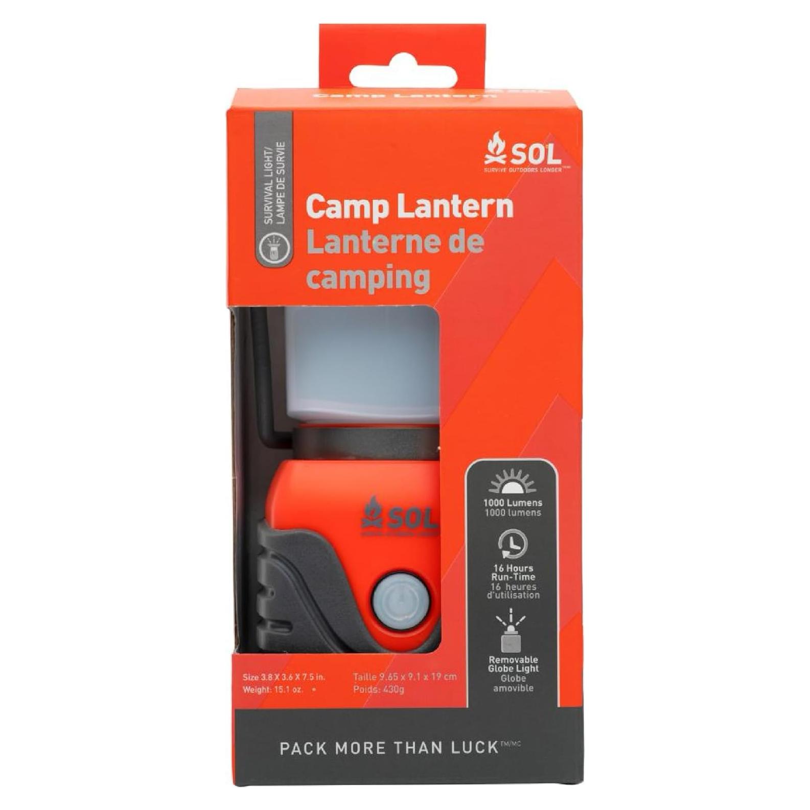 Linterna de Campamento Survive Outdoors Longer 1000 Lúmenes