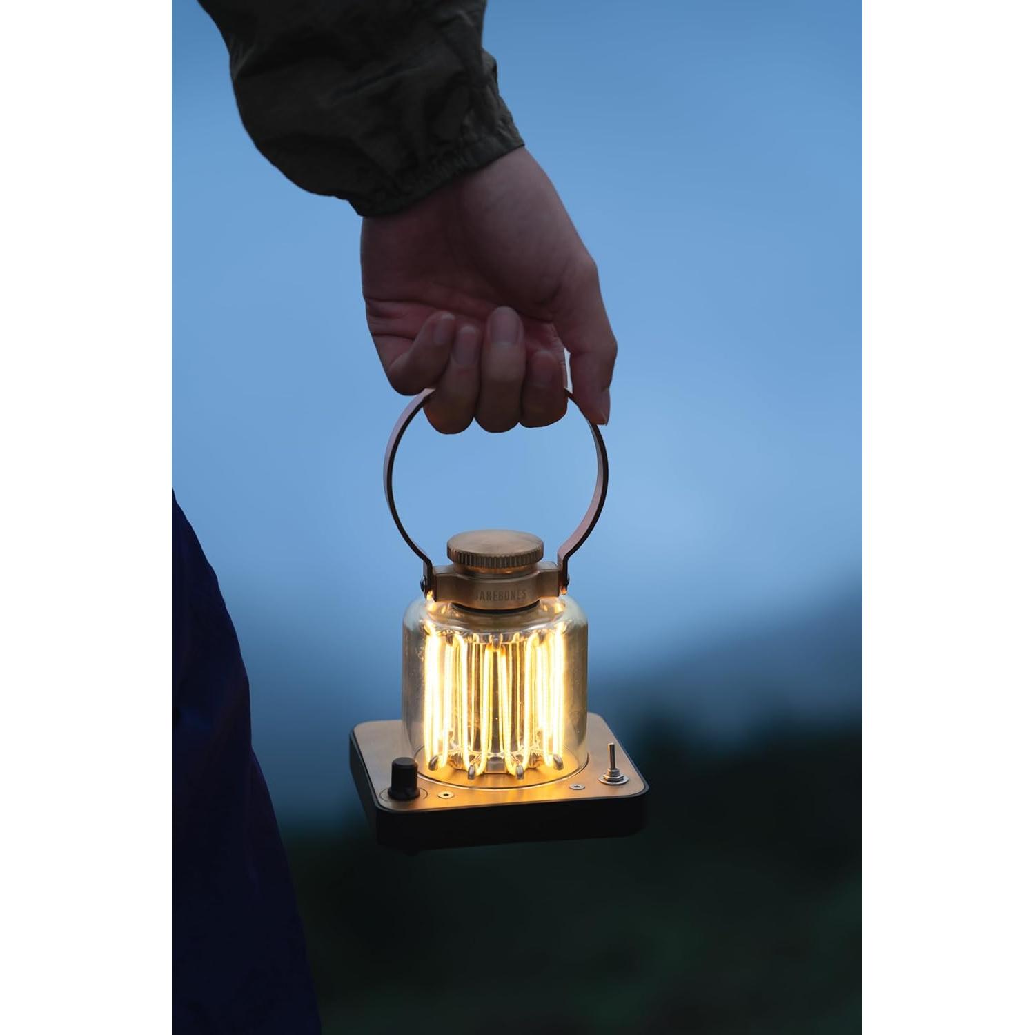 Linterna LED Barebones Torre Block - Brillo Ajustable y Recargable