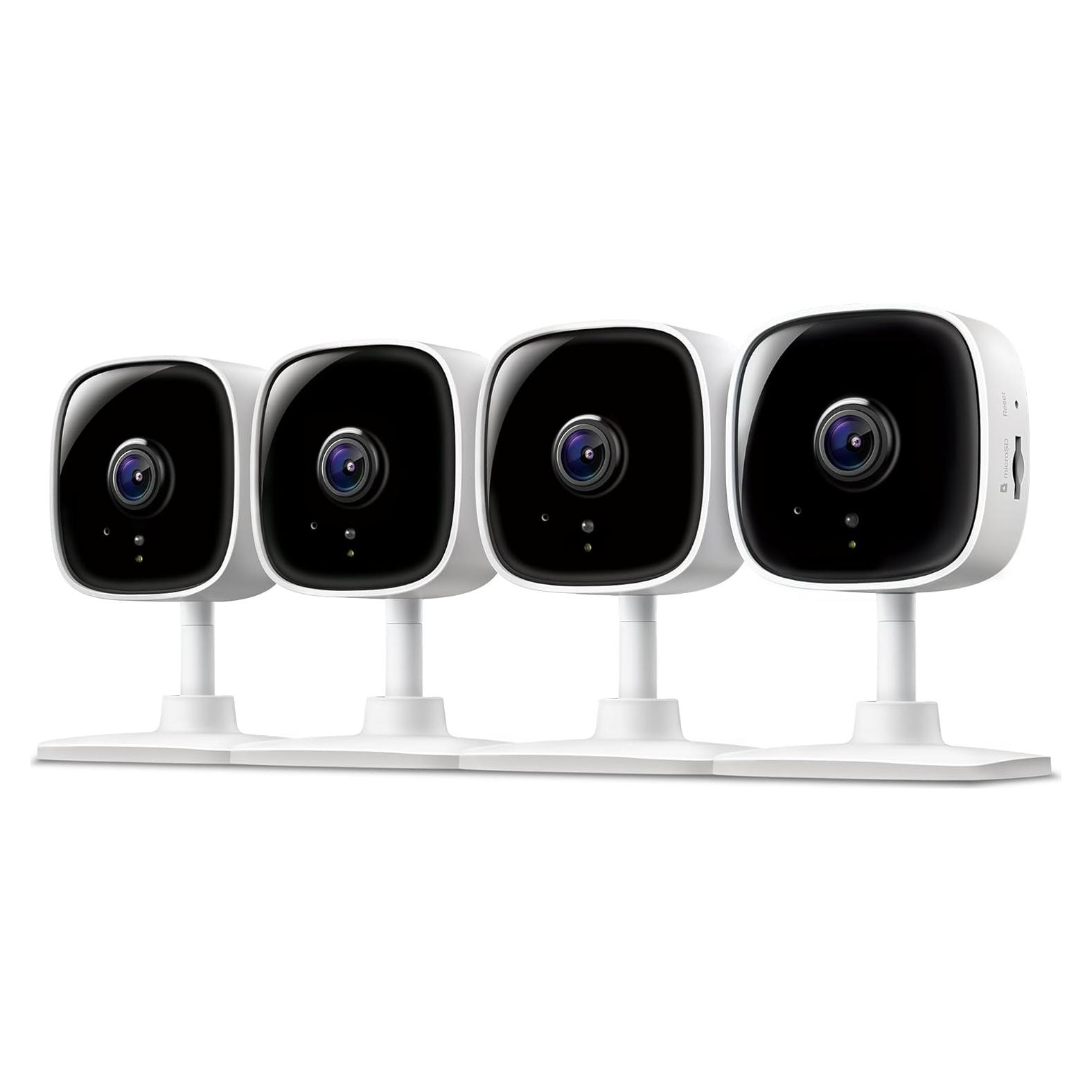 Cámara de Seguridad Interior TP-Link Tapo C100 1080P 4-Pack