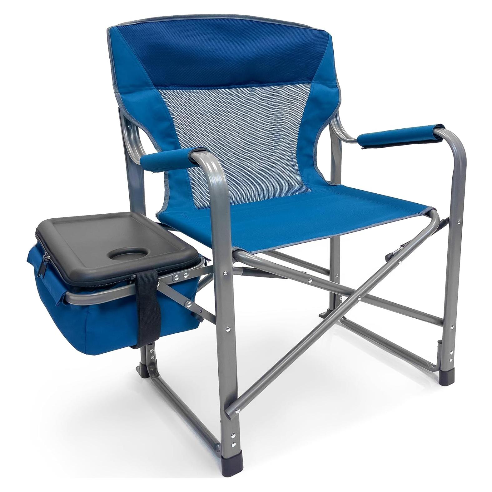 Silla Plegable Bariátrica RMS XXL - Soporta 272kg - Azul