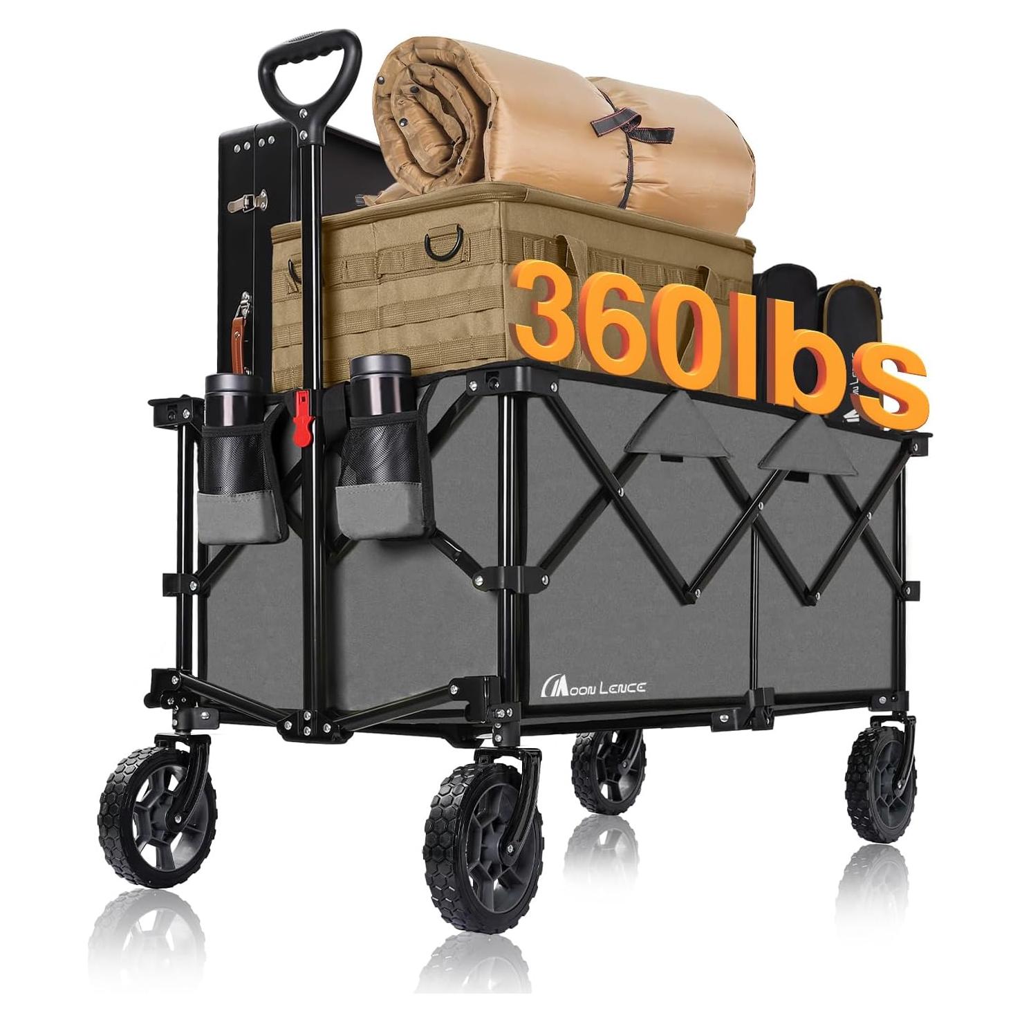 Carro Plegable MOON LENCE Gris 163 kg Alta Resistencia