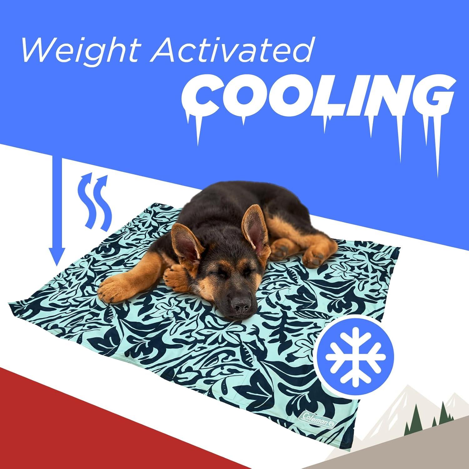 Alfombrilla de Enfriamiento Reversible Coleman Mediana Azul Marino 61x76 cm