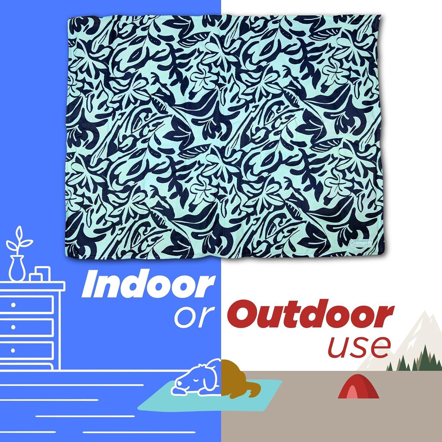 Alfombrilla de Enfriamiento Reversible Coleman Mediana Azul Marino 61x76 cm