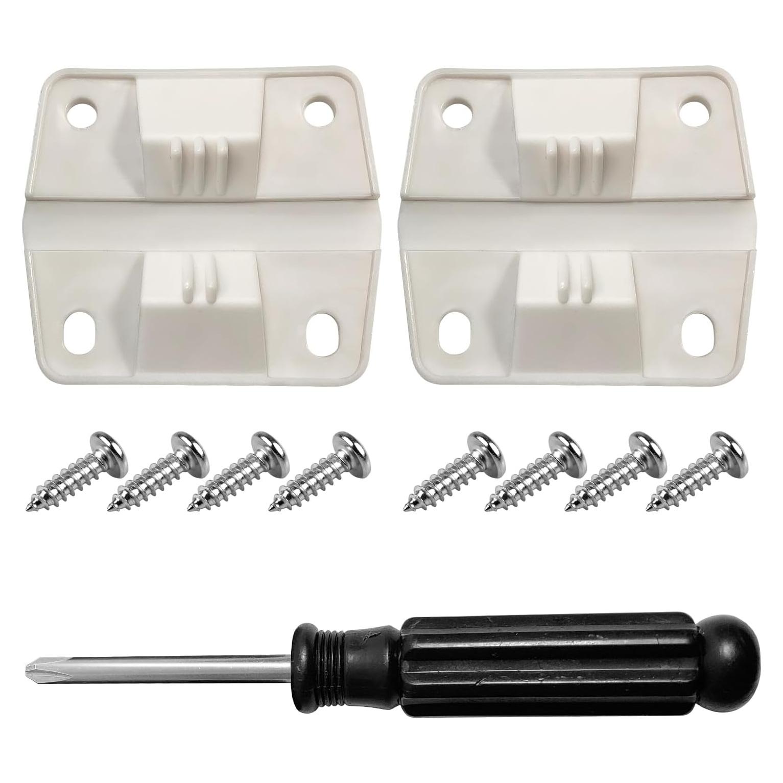 Kit de Bisagras de Plástico para Neveras Coleman - 2 Piezas
