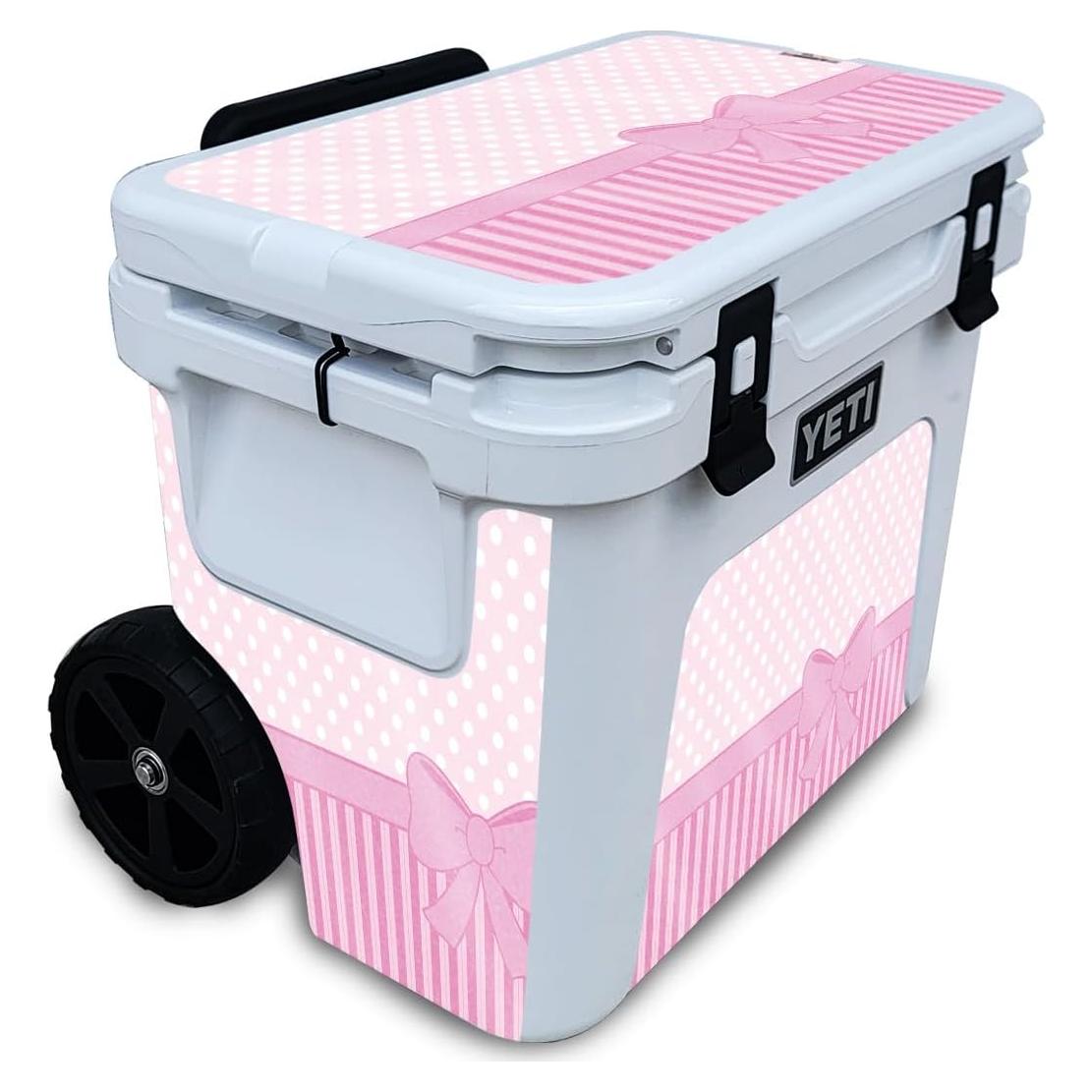 Piel de Brillo Glitter Rosa para Yeti Roadie 32 Cooler - MightySkins