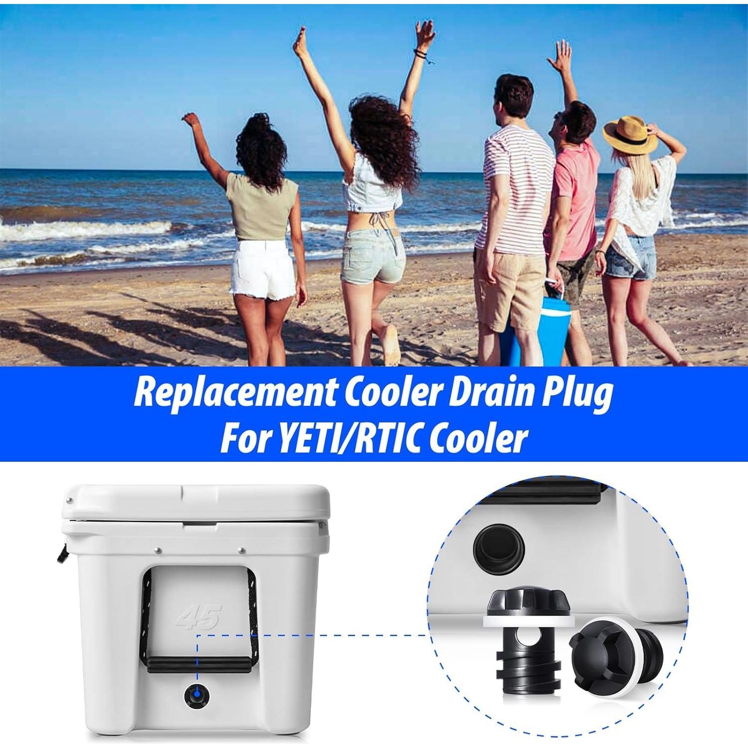 Tapón de Drenaje YETI para Cooler - Paquete de 2 Accesorios
