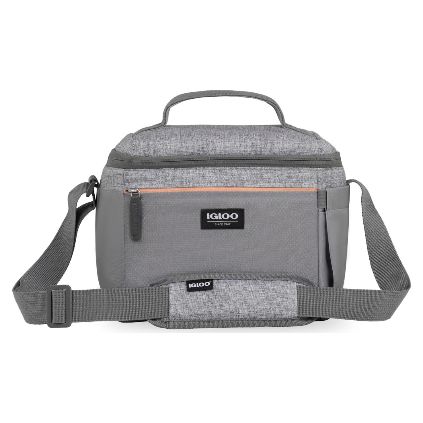 Bolsa de Almuerzo Aislante Igloo Cubo Gris 11.4L
