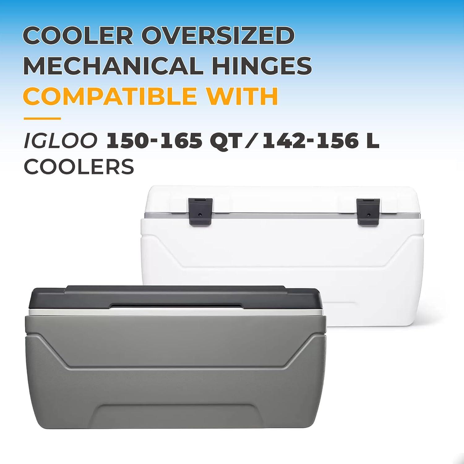 Bisagras Mecánicas Sobredimensionadas Pokin para Cooler Igloo 150-165 QT