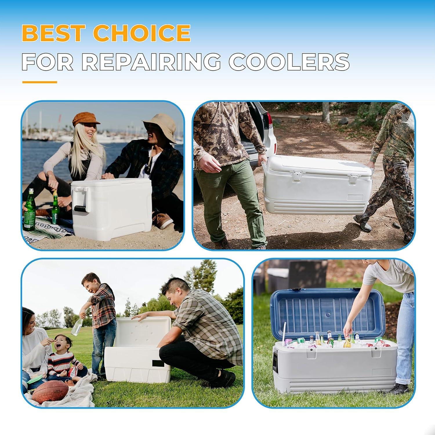 Bisagras Mecánicas Sobredimensionadas Pokin para Cooler Igloo 150-165 QT