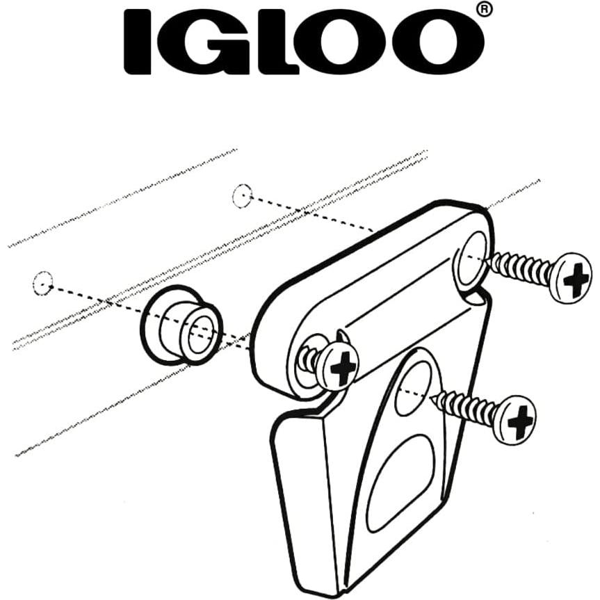 Cierre de Plástico Universal Igloo LATCH WHT 50-165QT