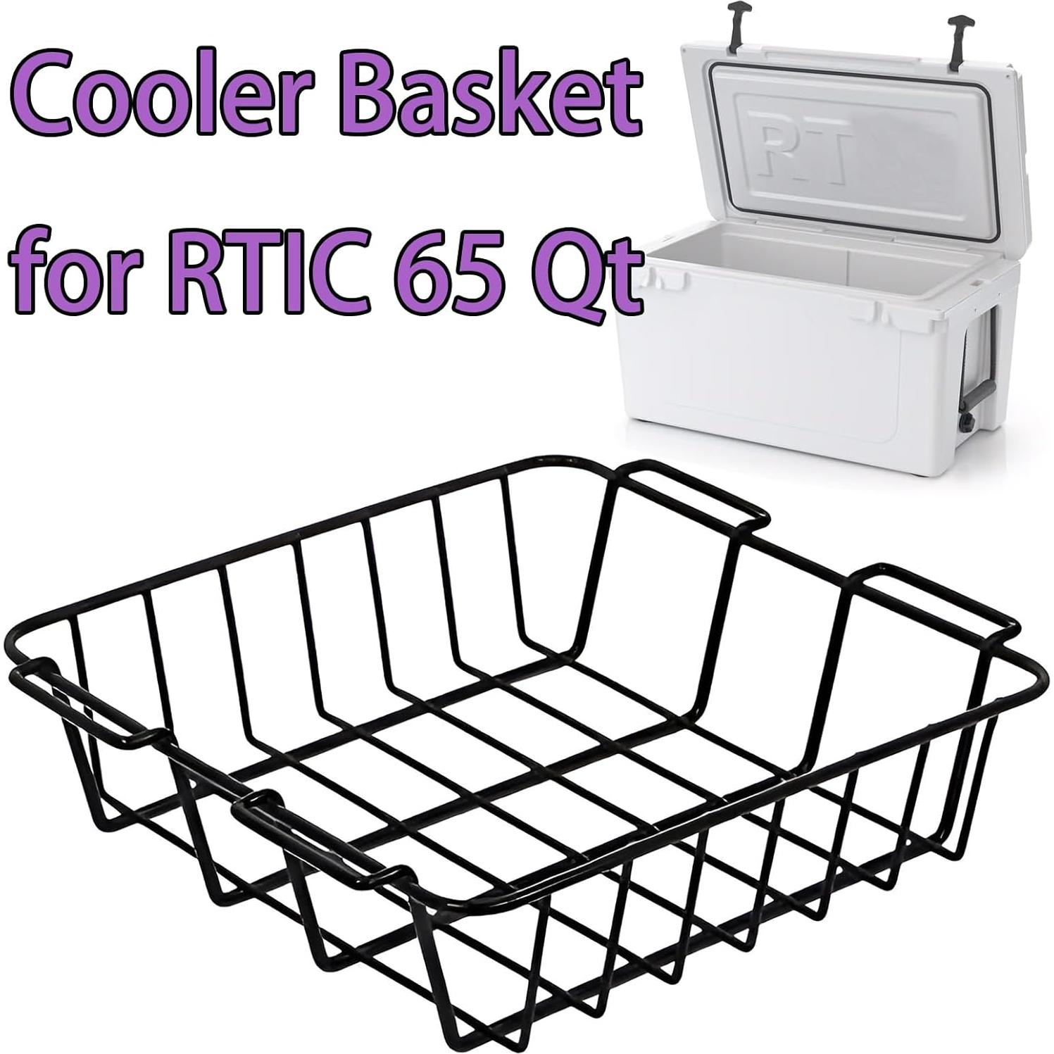 Cesta de Enfriador CORRBPEN 65 cm, Acero Aleado, Negro