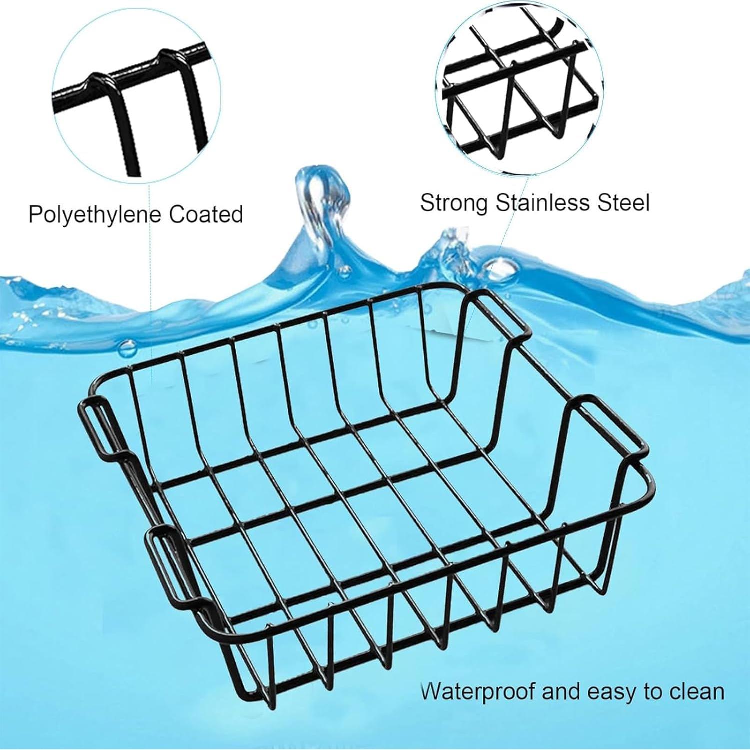 Cesta de Enfriador CORRBPEN 65 cm, Acero Aleado, Negro