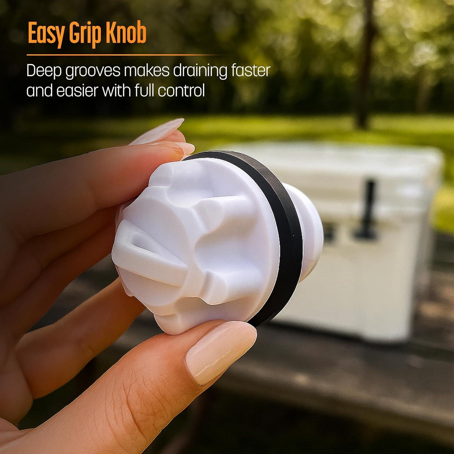 Juego de Tapón de Drenaje y Grifo Galvanox para Yeti Tundra