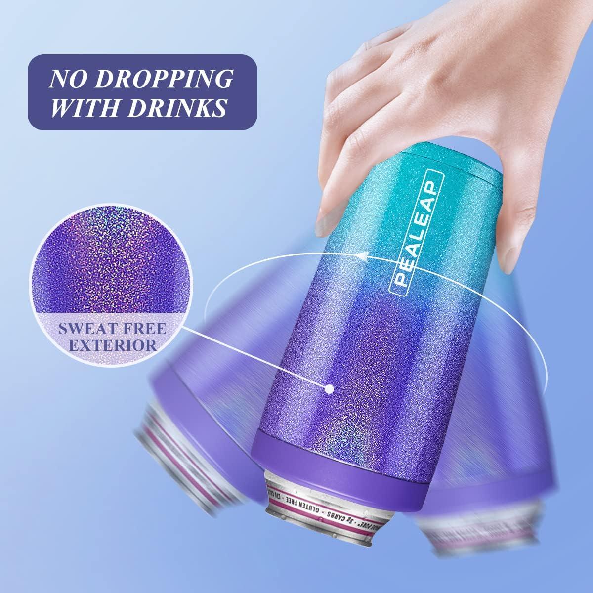 Enfriador de Latas Aislado PEALEAP 4 en 1 Acero Inoxidable 12 OZ