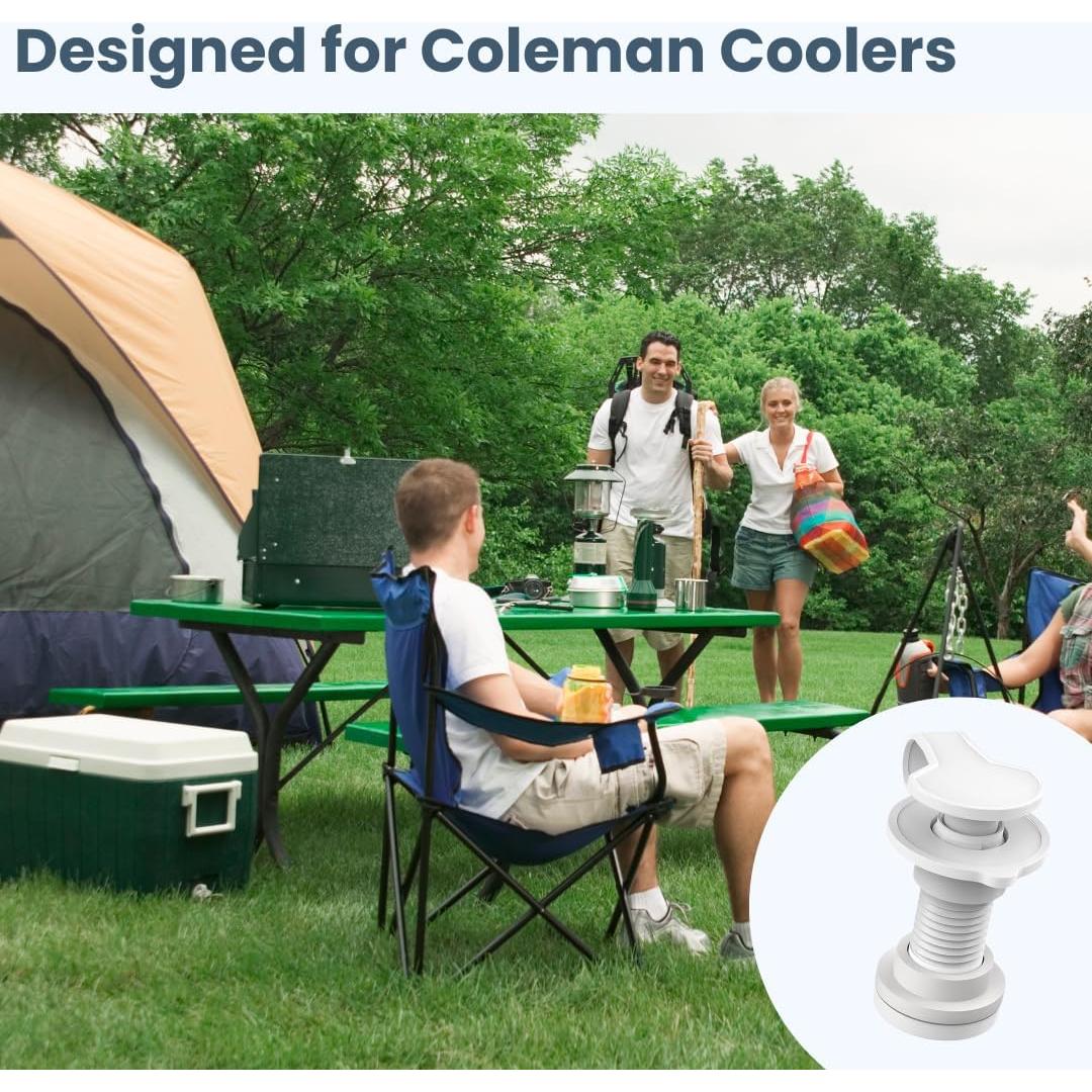 Kit de Reemplazo para Nevera Coleman - 2 Tapones y 2 Bisagras