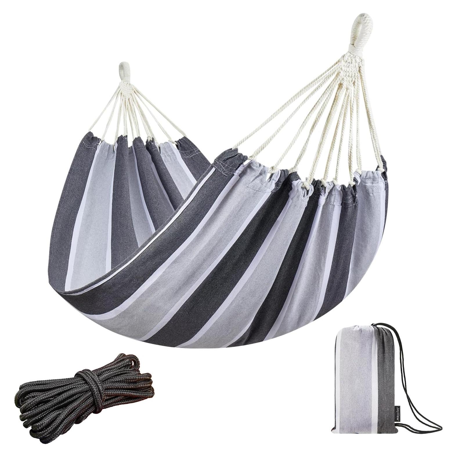 Hamaca Brasileña JoyView Individual Algodón 200x100cm 136kg