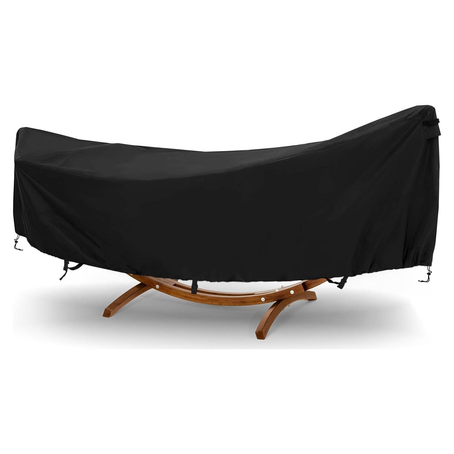 Cubierta de Hamaca AKEfit Impermeable 400D 381x150cm Negro