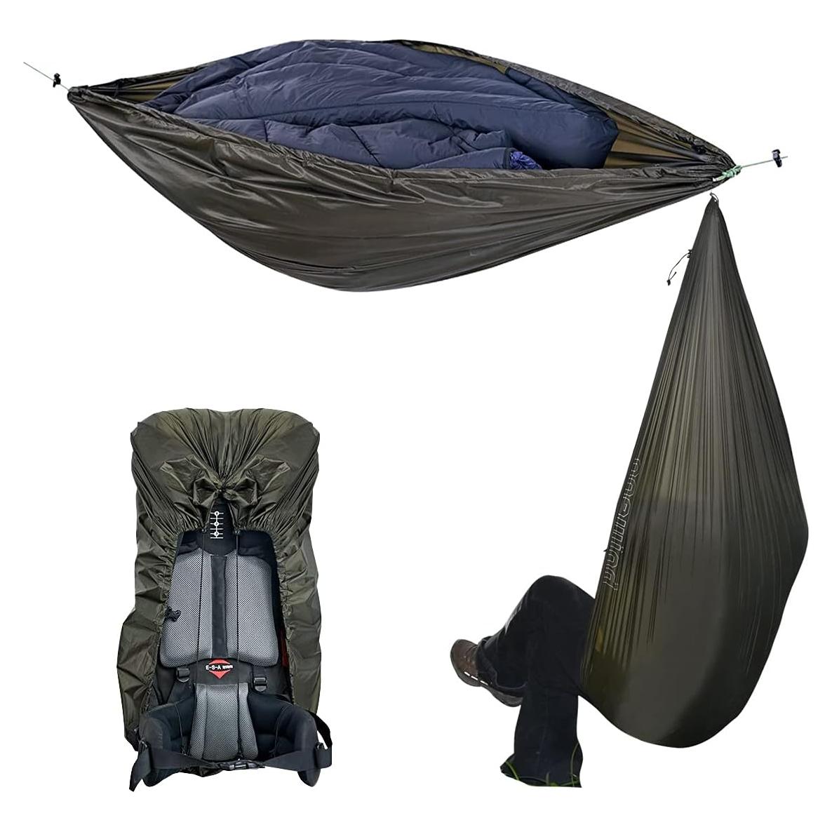 Funda de Hamaca Onewind 55"x47" Verde Oliva Impermeable 90L