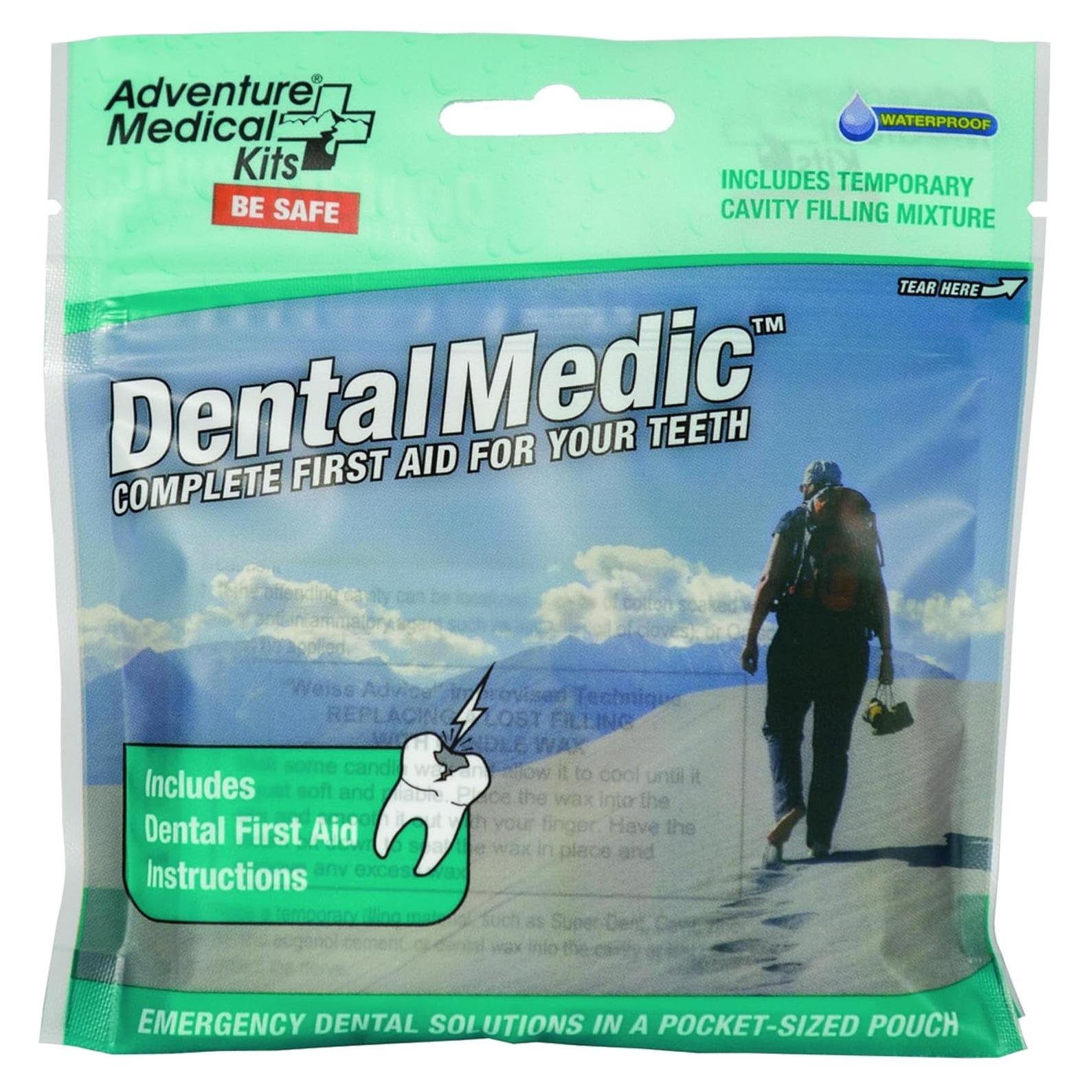Kit Dental de Emergencia Adventure Medical Kits - Incluye Gel Orasol y Relleno Temporal