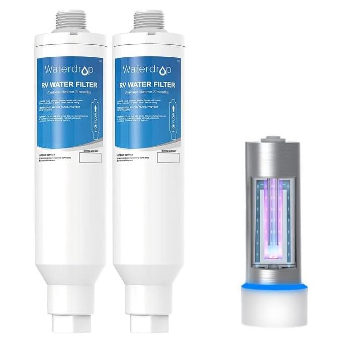 Filtro de Agua Waterdrop RV2 y UVS01 con Certificación NSF