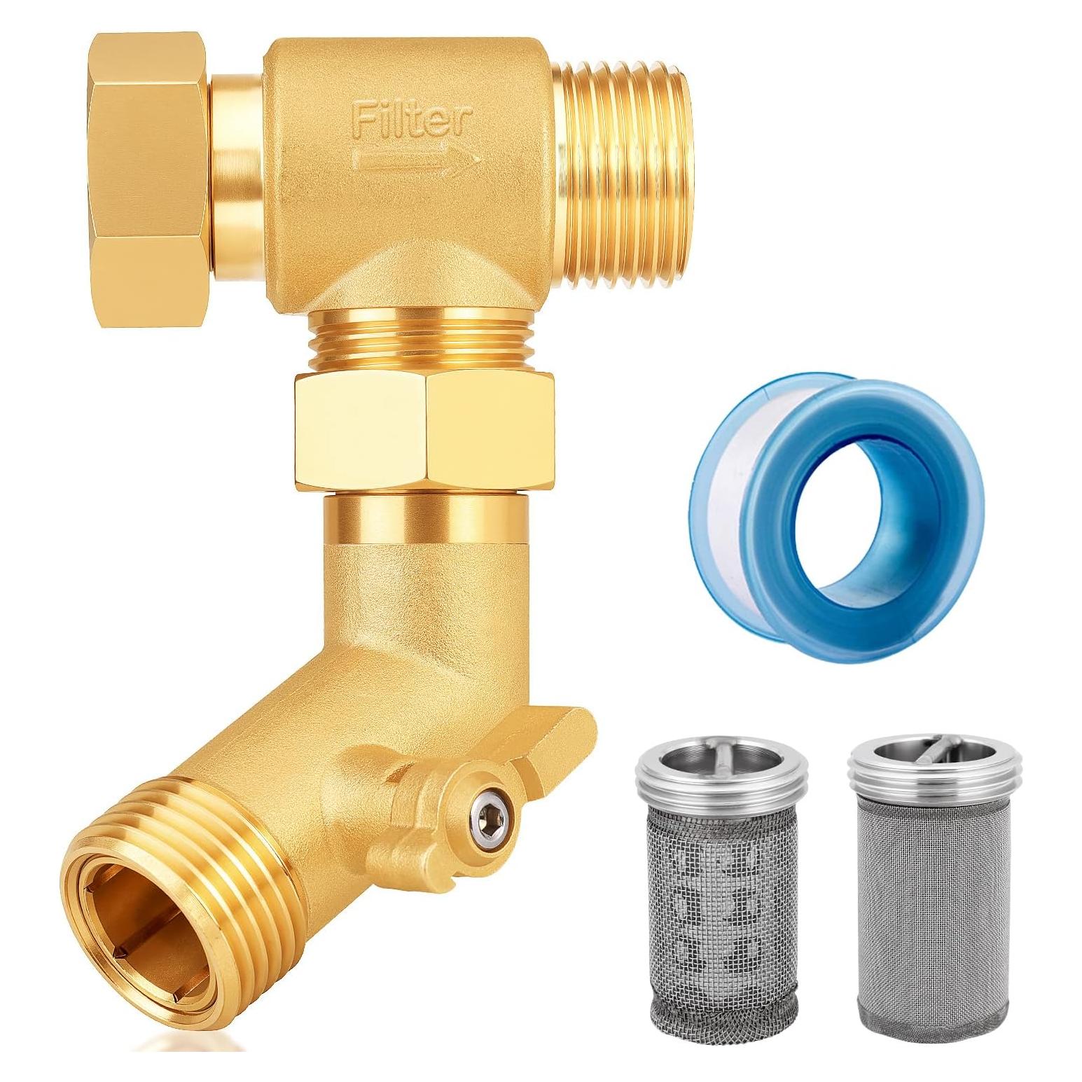 Filtro de Manguera de Jardín YELUN con Malla de Acero Inoxidable