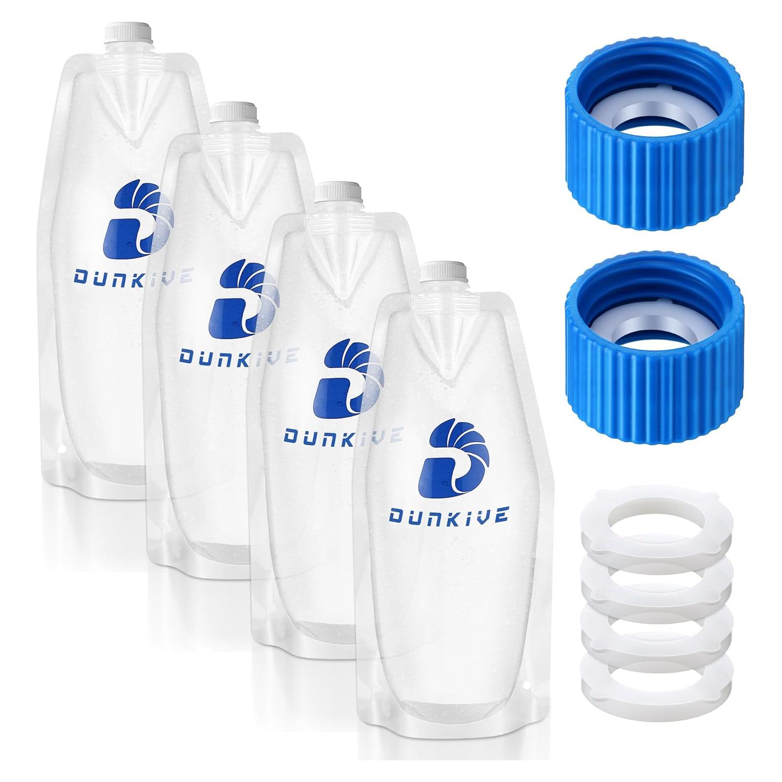 Kit de Filtración de Agua Dunkive 4x1L Plegable 28mm