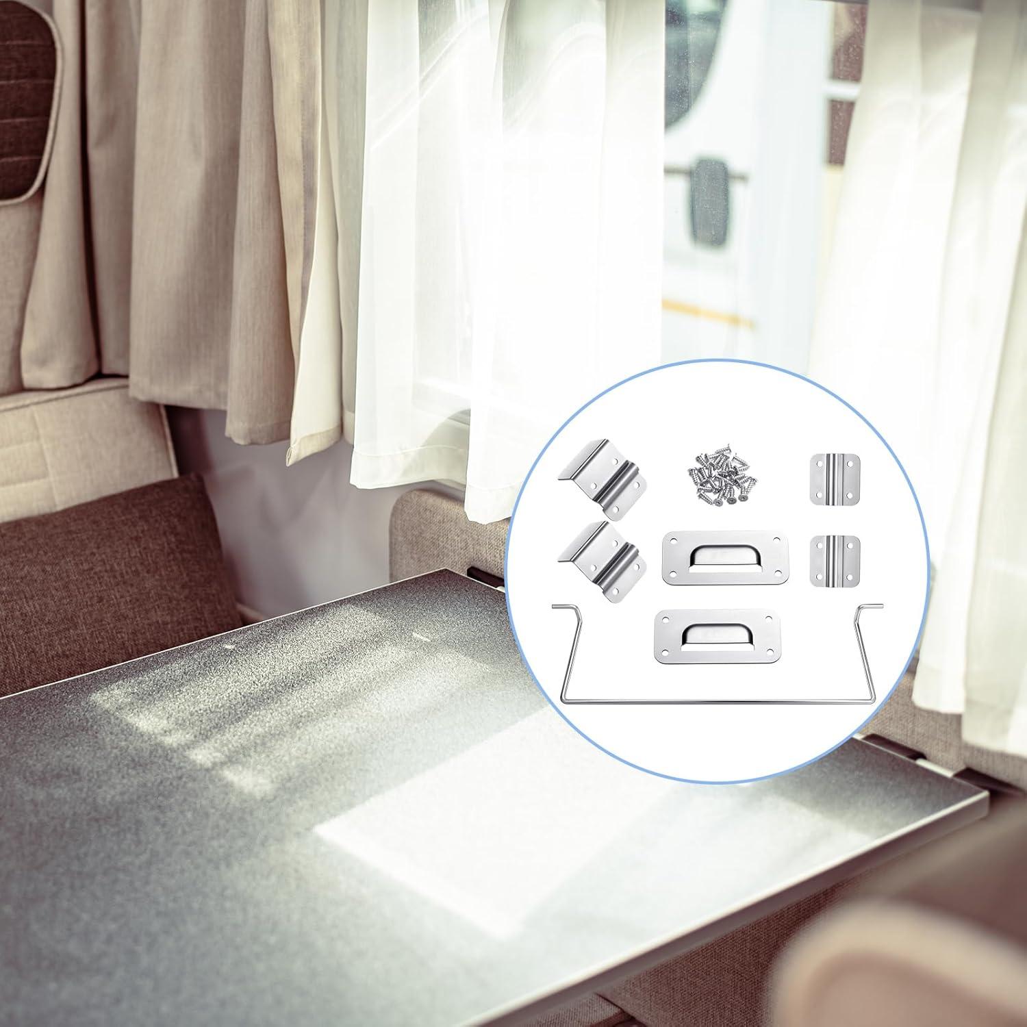 Juego de Soporte de Bisagra de Mesa Leriton Metal 1 Unidad