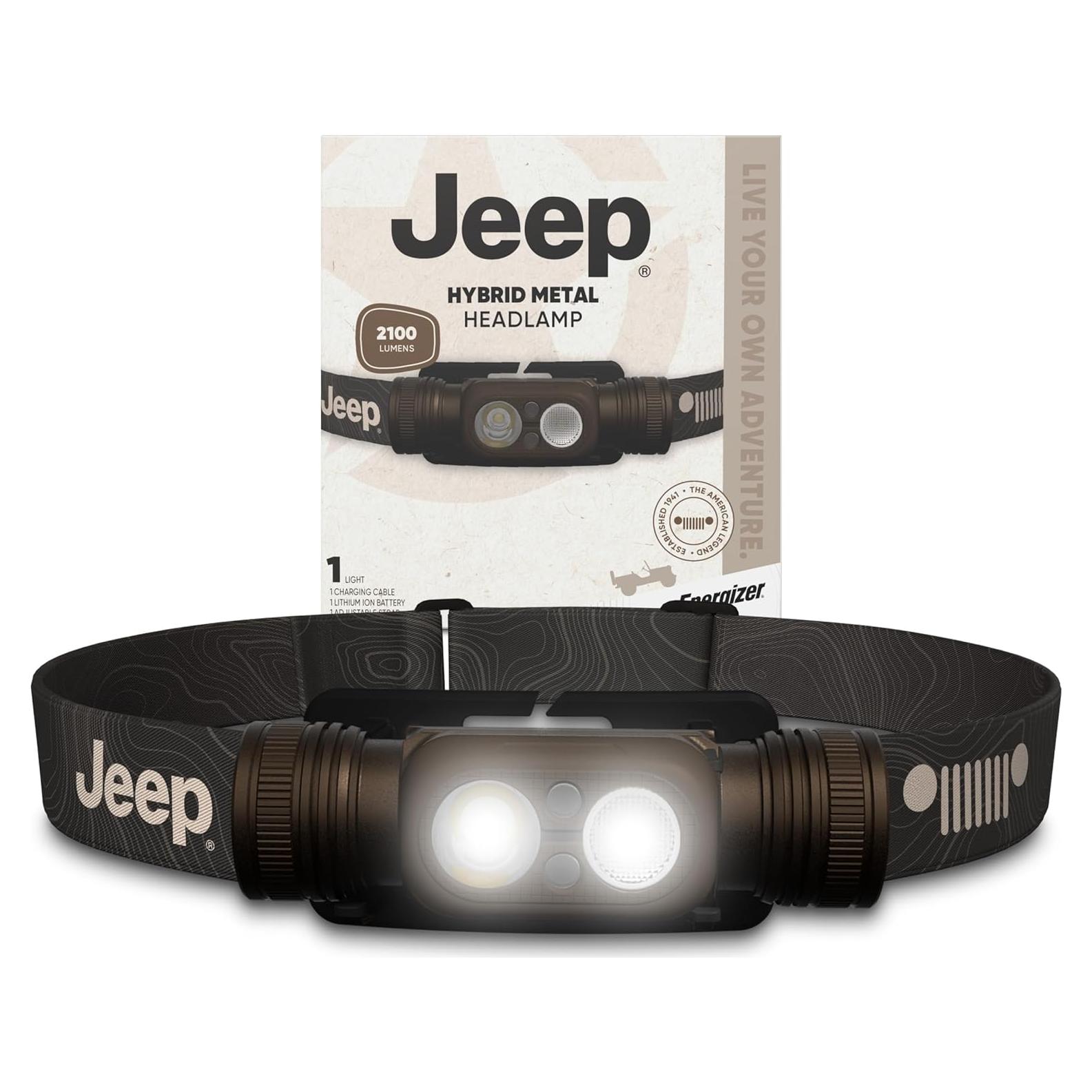 Linterna Frontal LED Recargable Energizer 2000 Lúmenes