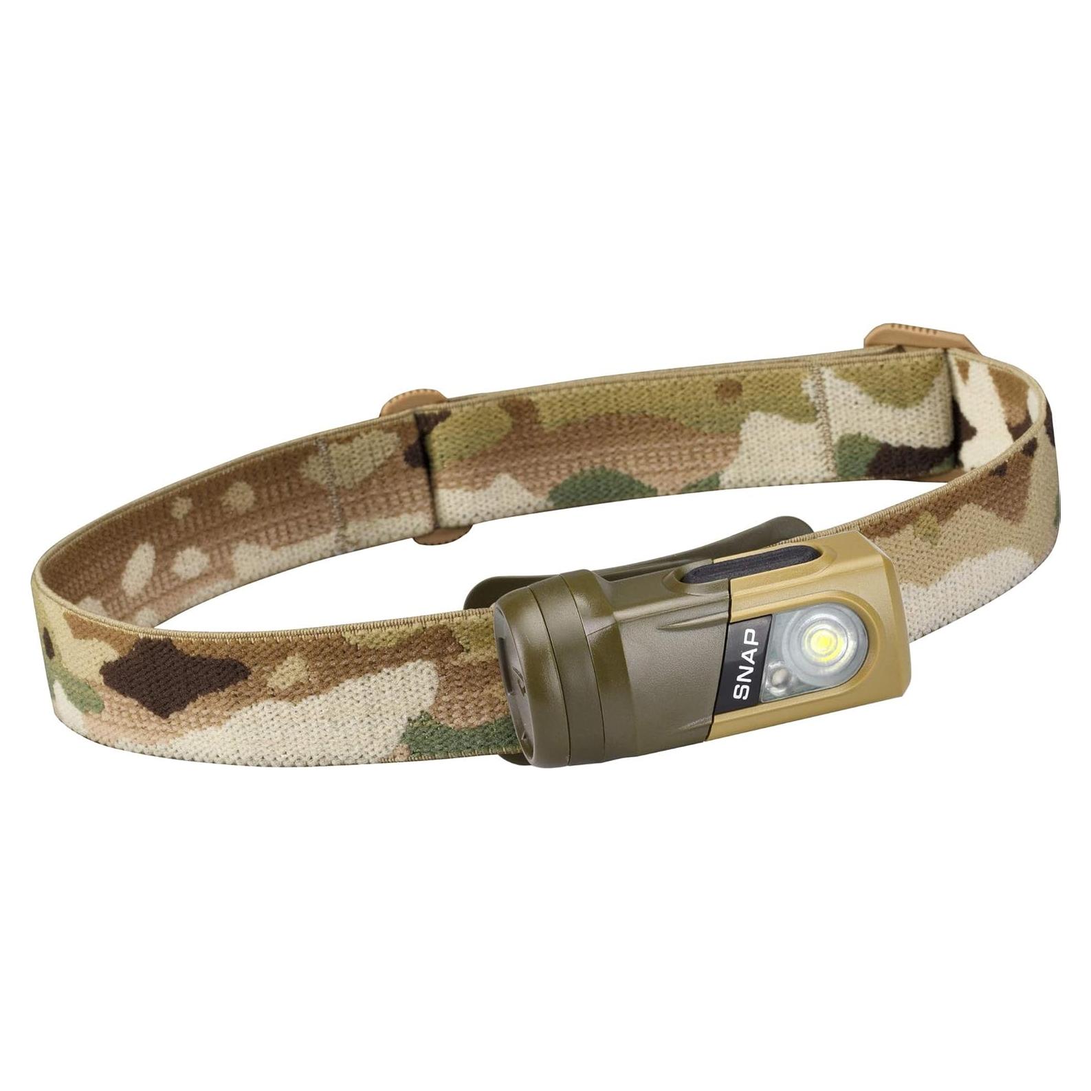 Linterna Frontal Princeton Tec Snap 300 Lúmenes RGB Multicam