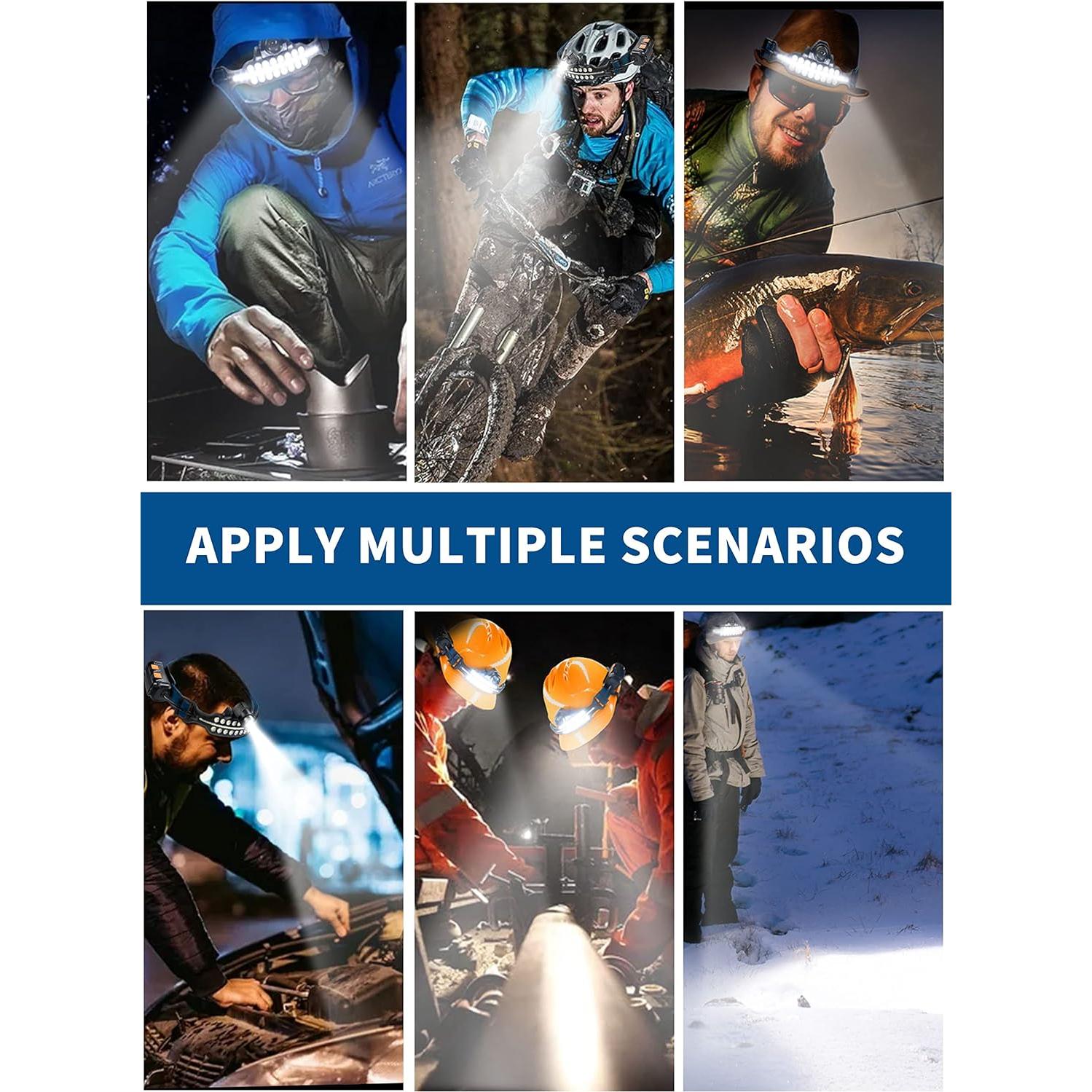 Lámpara Frontal DARKBEAM W690 LED Recargable 2400mAh