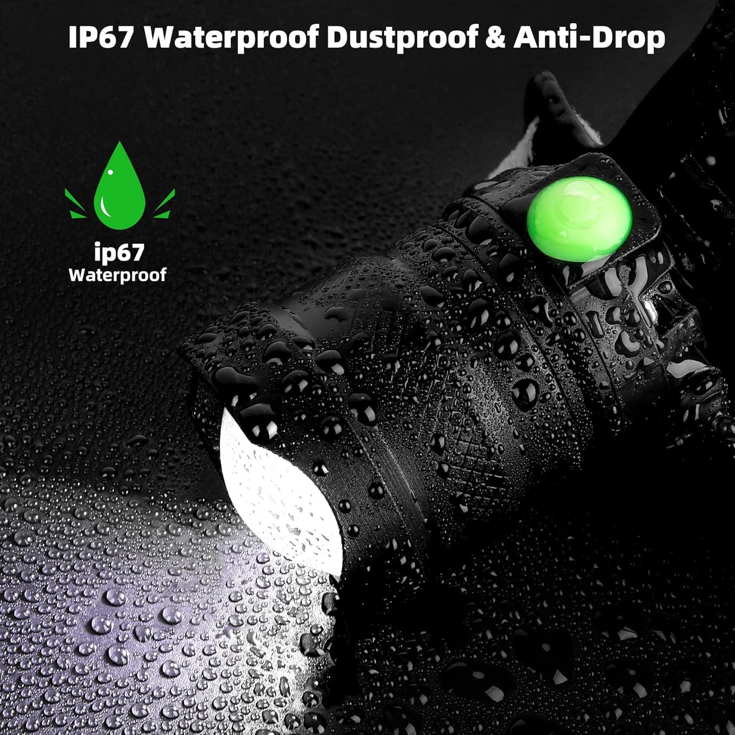 Linterna Frontal LED Samyoung 2000 Lúmenes 7 Modos 50h